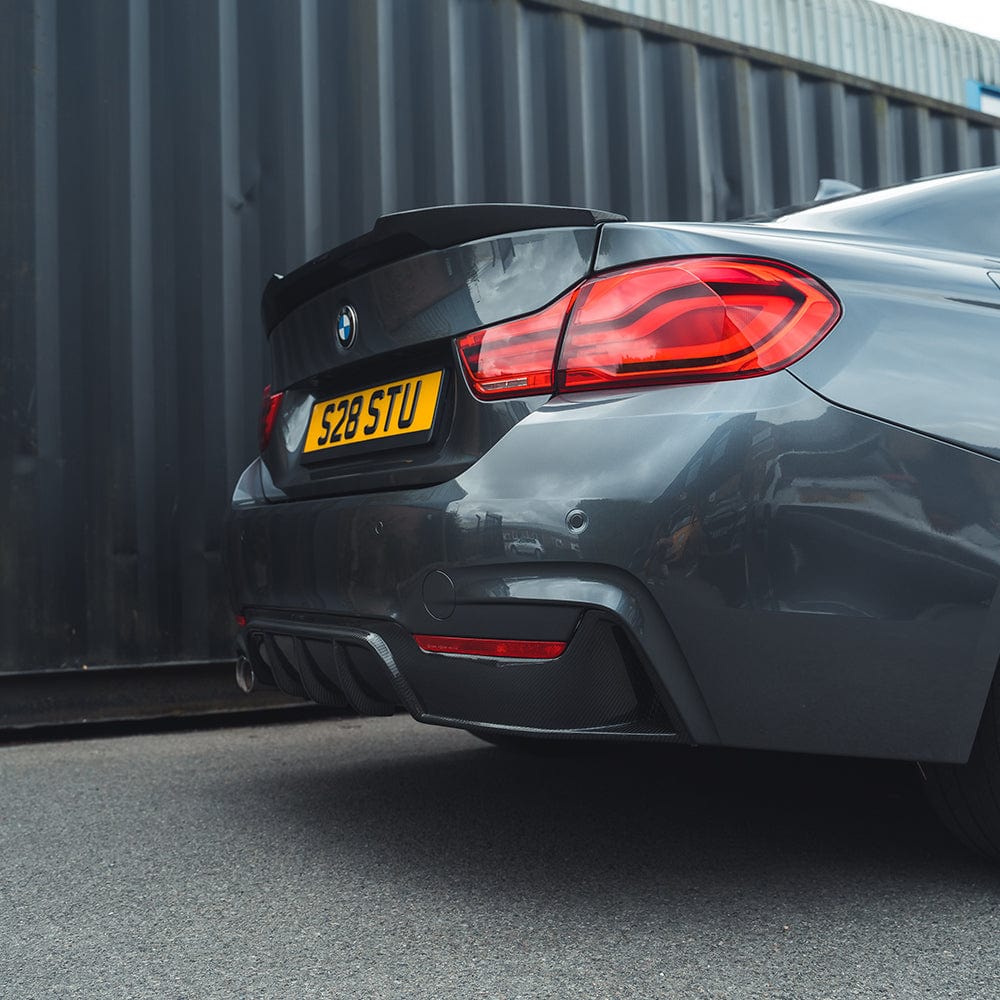 CT CARBON BMW F32 4 SERIES CARBON FIBRE SPOILER - V STYLE | SWISS HOMOLOGATED