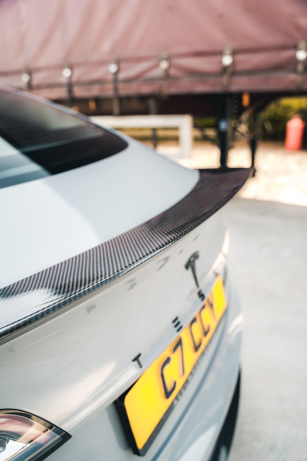 CT CARBON TESLA MODEL 3 2017-2023 CARBON FIBRE SPOILER - V1 | SWISS HOMOLOGATED