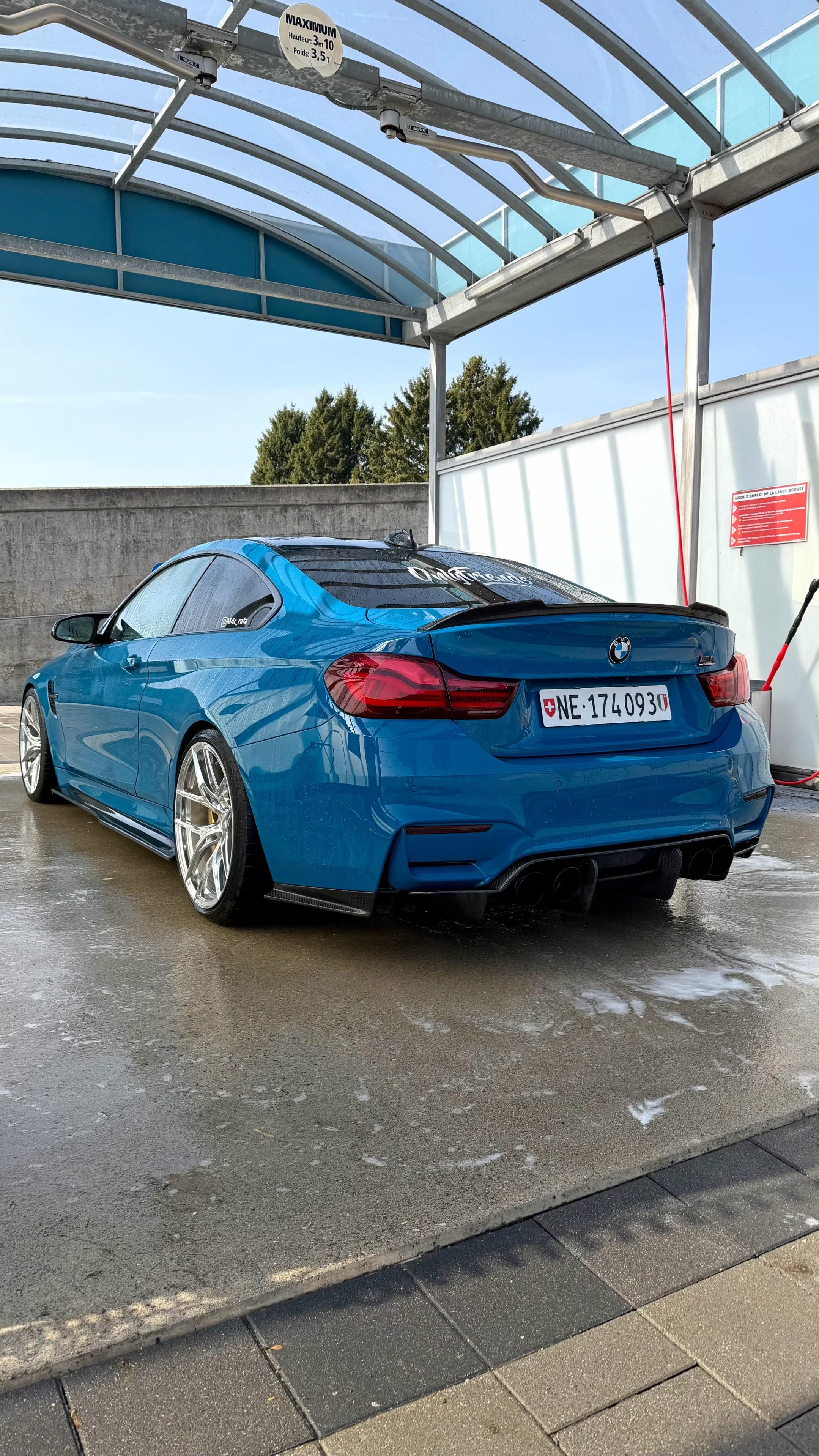 CT CARBON DIFFUSER BMW M3/M4 F8X - PS STYLE | SWISS HOMOLOGATED