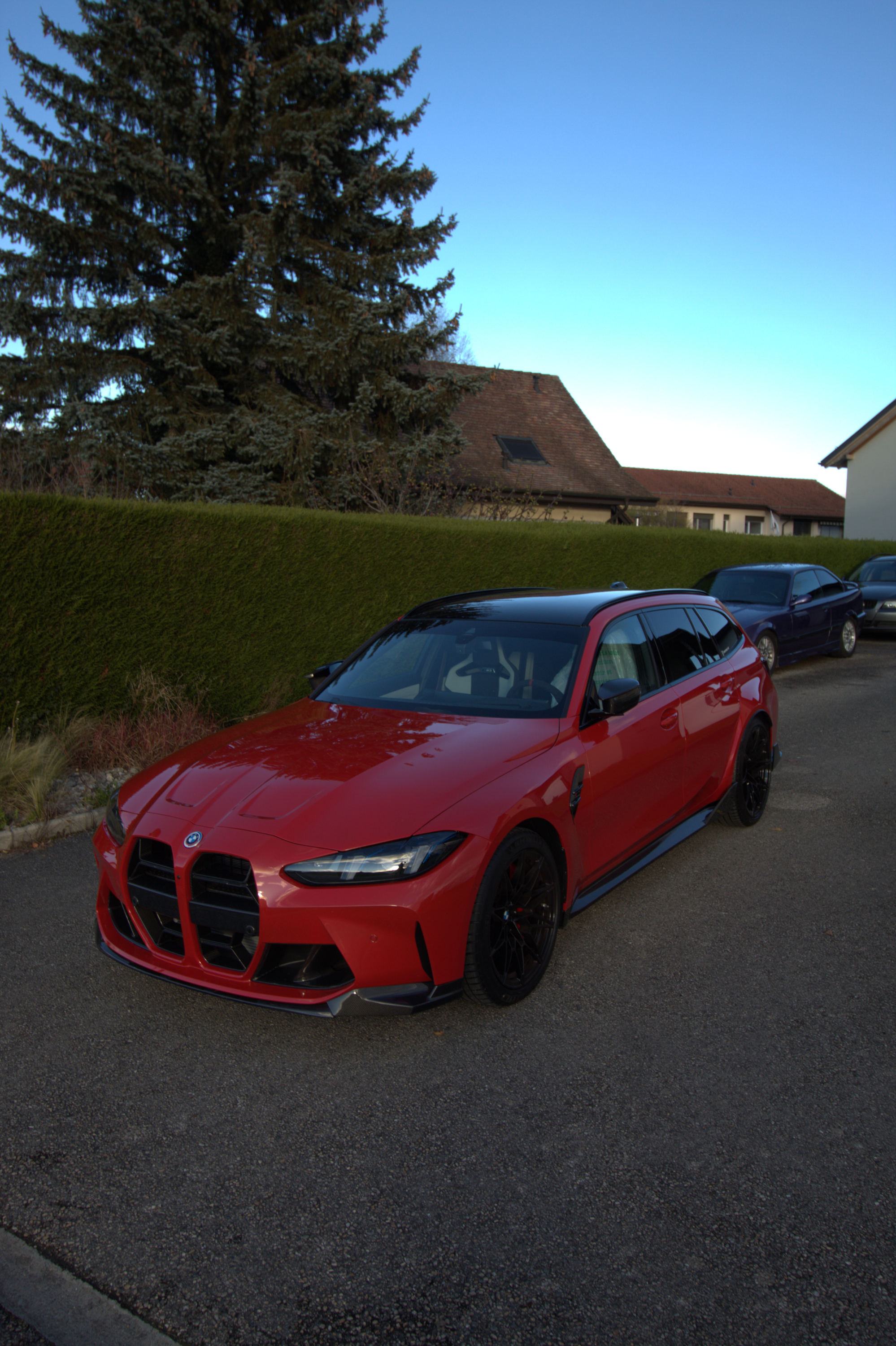 CT CARBON FRONT LIP BMW M3/M4 G8X - MP STYLE | SWISS HOMOLOGATED