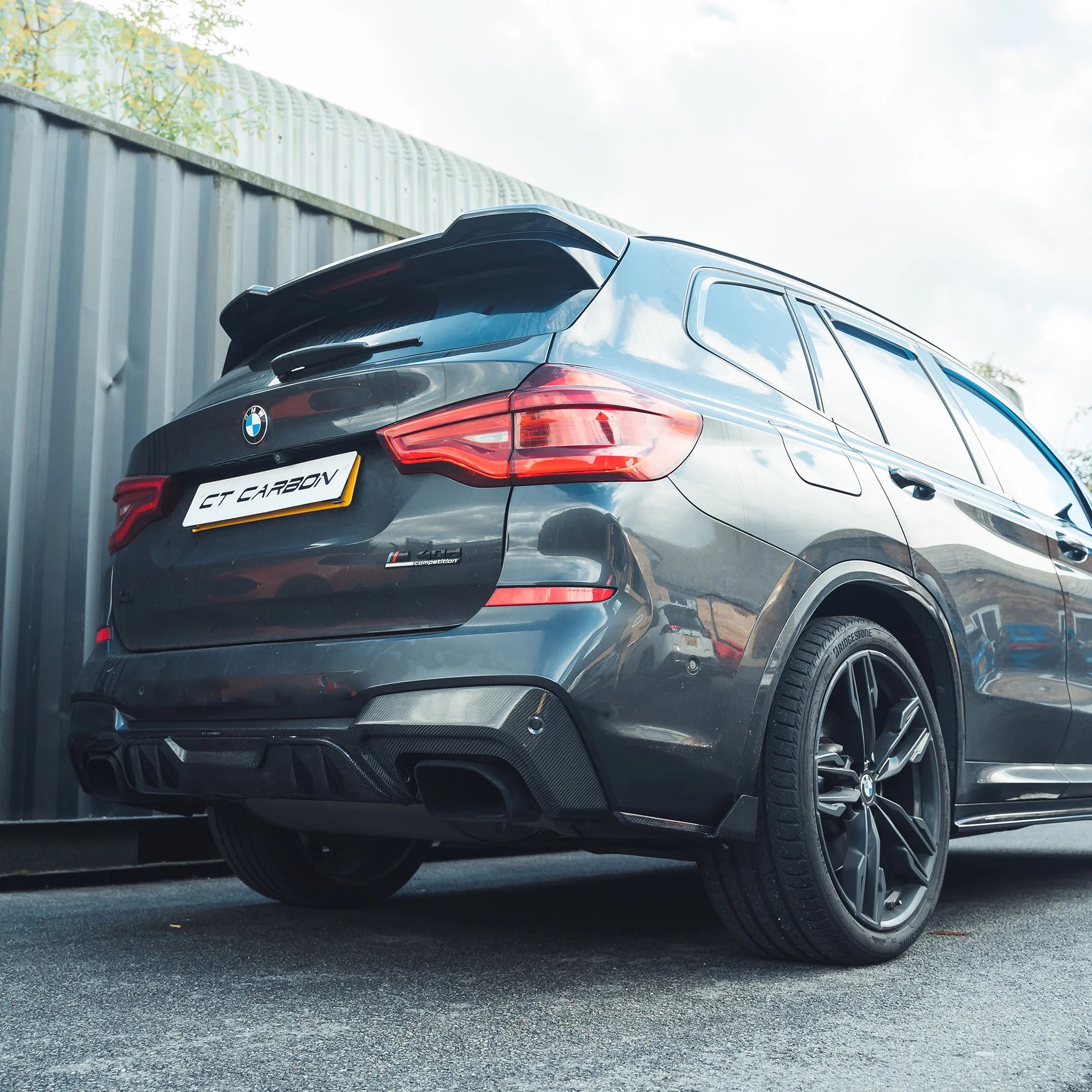 CT CARBON DIFFUSER BMW X3 G01 - CT DESIGN | SWISS HOMOLOGATED