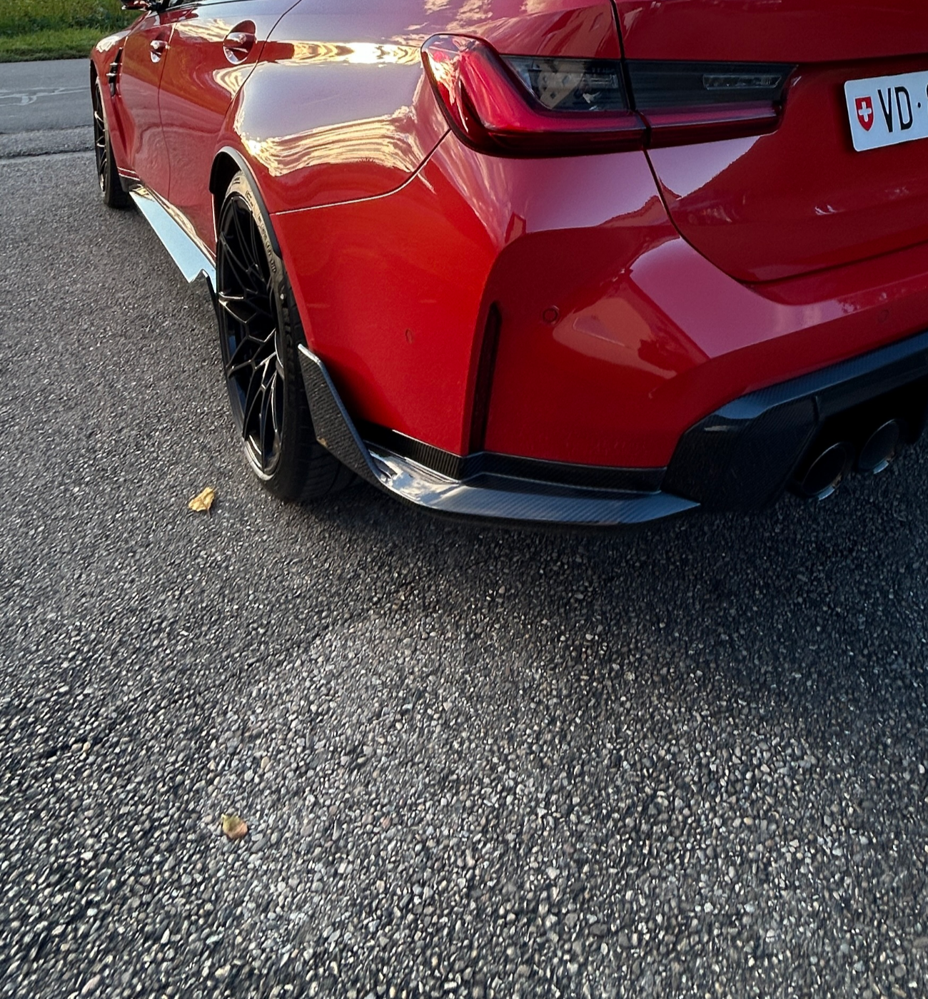 CT CARBON REAR BUMPER CORNERS BMW M3/M4 G8X - MP STYLE | SWISS HOMOLOGATED