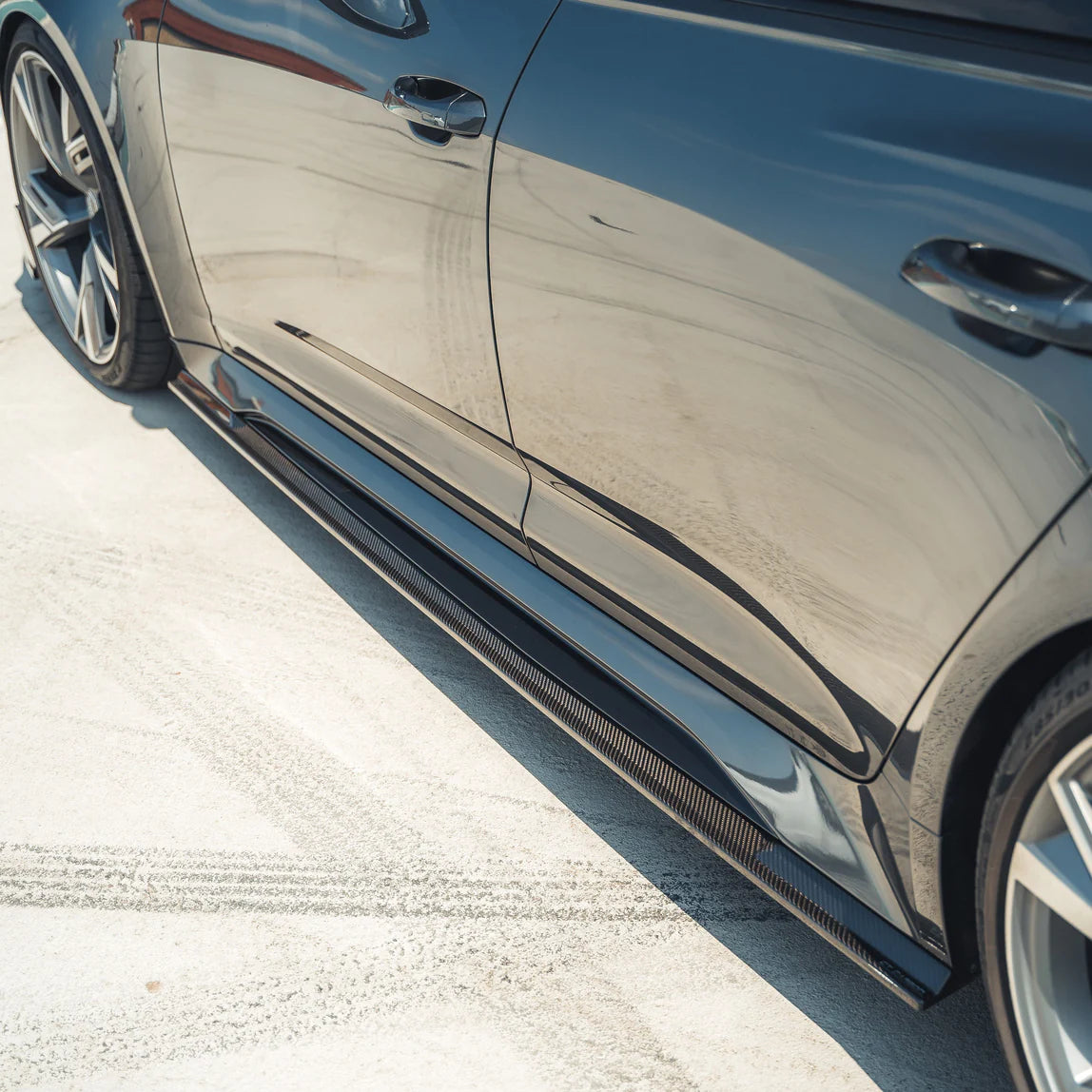 CT CARBON SIDE SKIRTS AUDI RS6/RS7 C8 - CT DESIGN | SWISS HOMOLOGATED