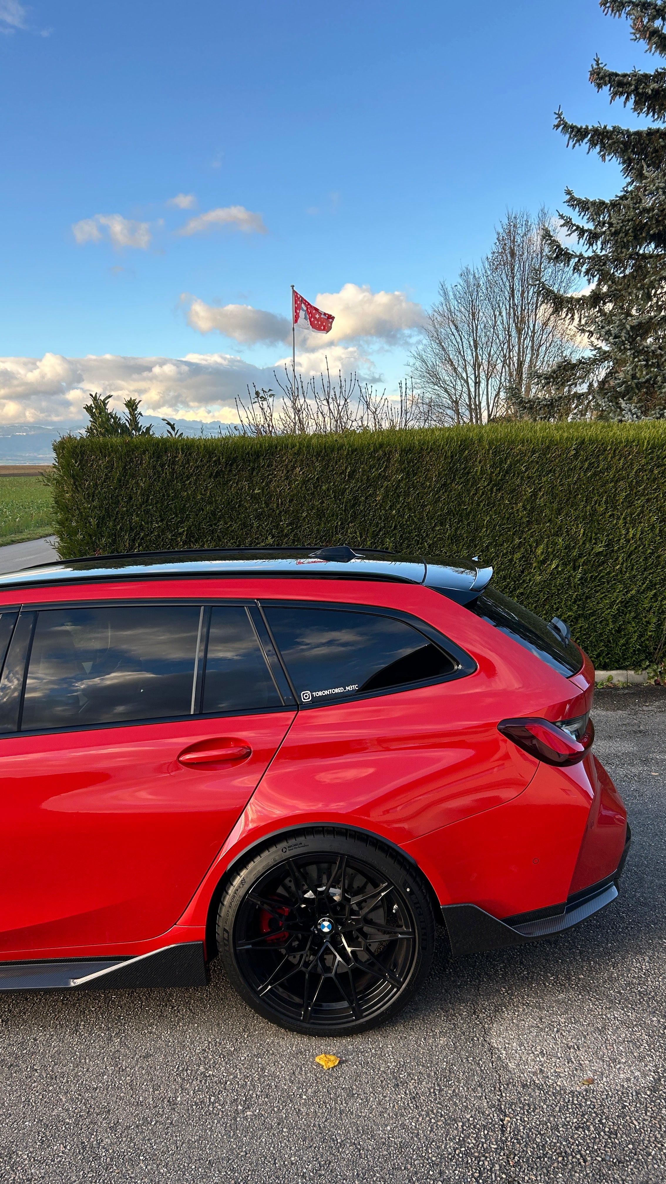 CT CARBON REAR BUMPER CORNERS BMW M3/M4 G8X - MP STYLE | SWISS HOMOLOGATED