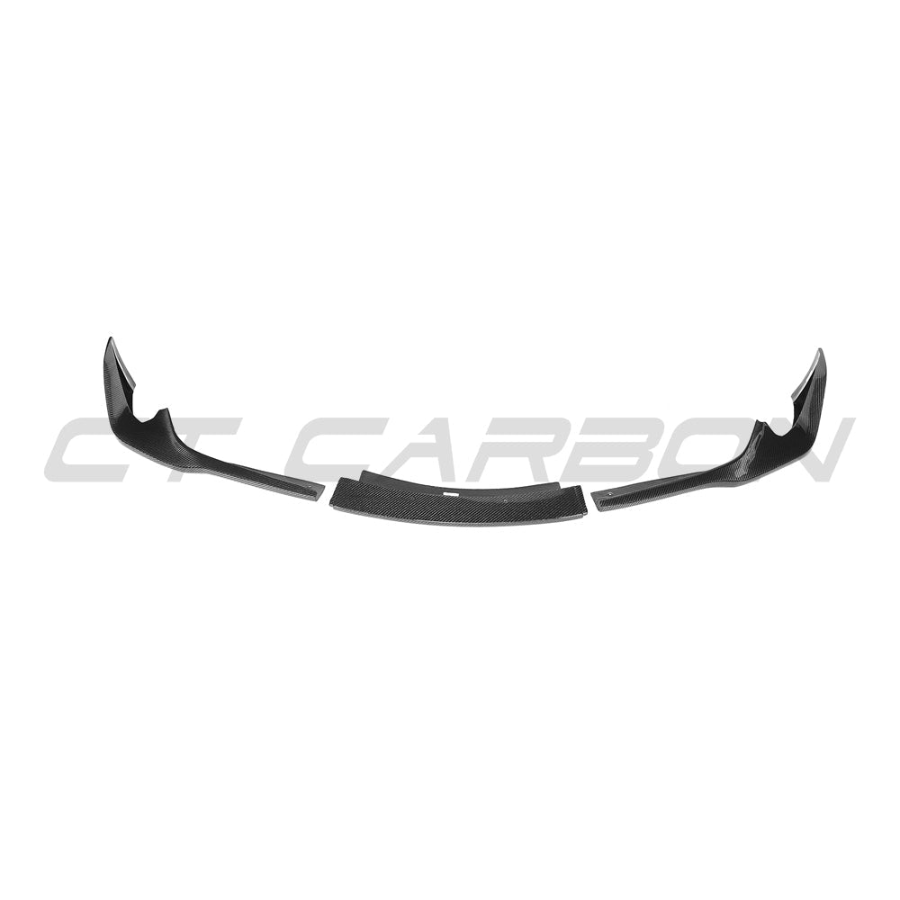 CT CARBON TOYOTA SUPRA 2019+ A90 CARBON FIBRE SPLITTER - V3