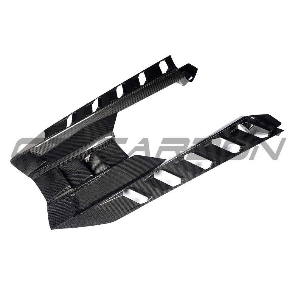 CT CARBON LAMBORGHINI REVUELTO CARBON FIBRE ENGINE COVER & ROOF SCOOP - CT DESIGN | NO HOMOLOGATION