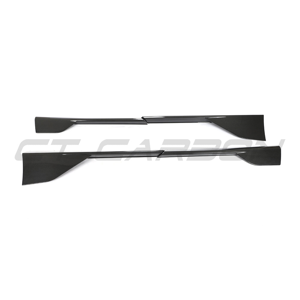 CT CARBON MCLAREN 570S & GT CARBON FIBRE SIDE SKIRTS | SWISS HOMOLOGATED