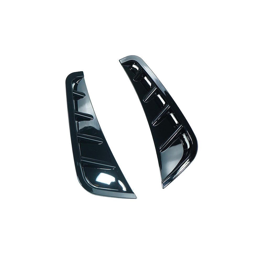 CT CARBON MERCEDES C43 & C CLASS W205 2019-2021 FACELIFT GLOSS BLACK FRONT BUMPER CORNERS | HOMOLOGATION IN PROCESS