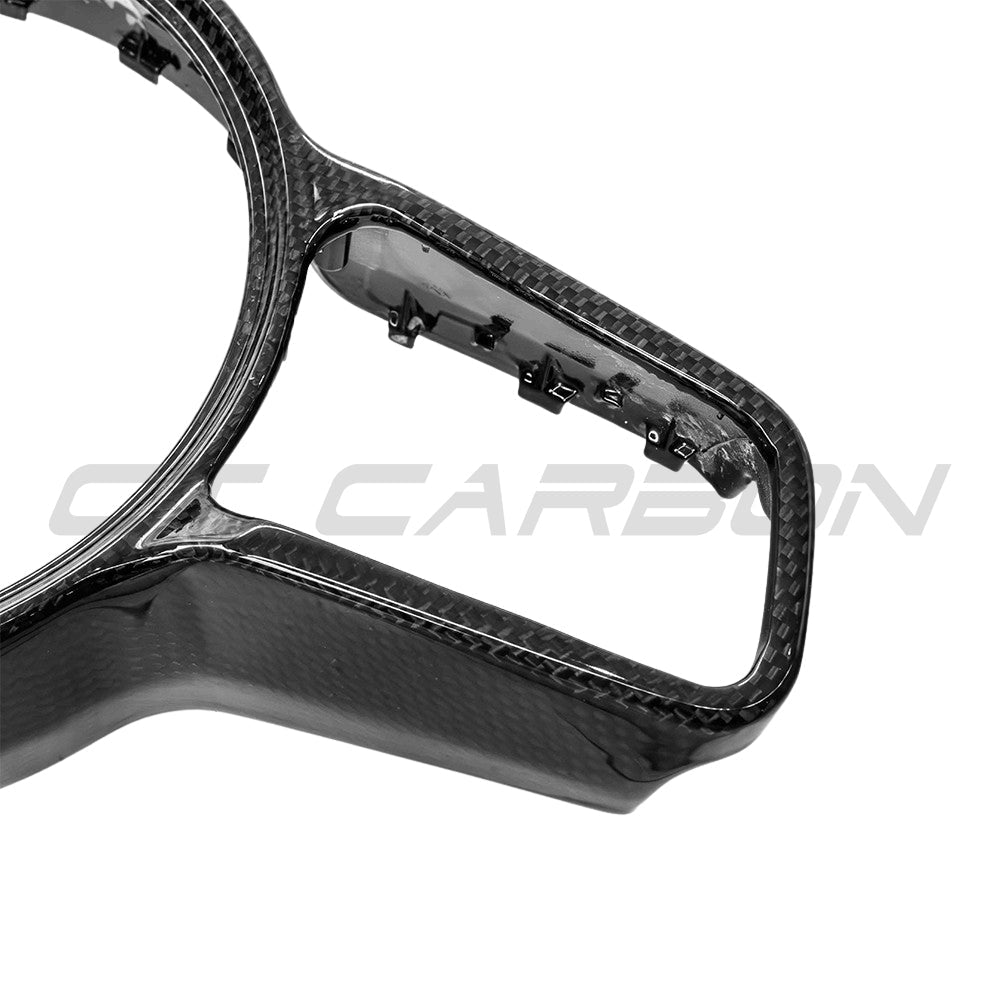 CT CARBON PORSCHE 911/CAYMAN/BOXSTER/CAYENNE/MACAN 2013+ STEERING WHEEL TRIM | NO HOMOLOGATION REQUIRED