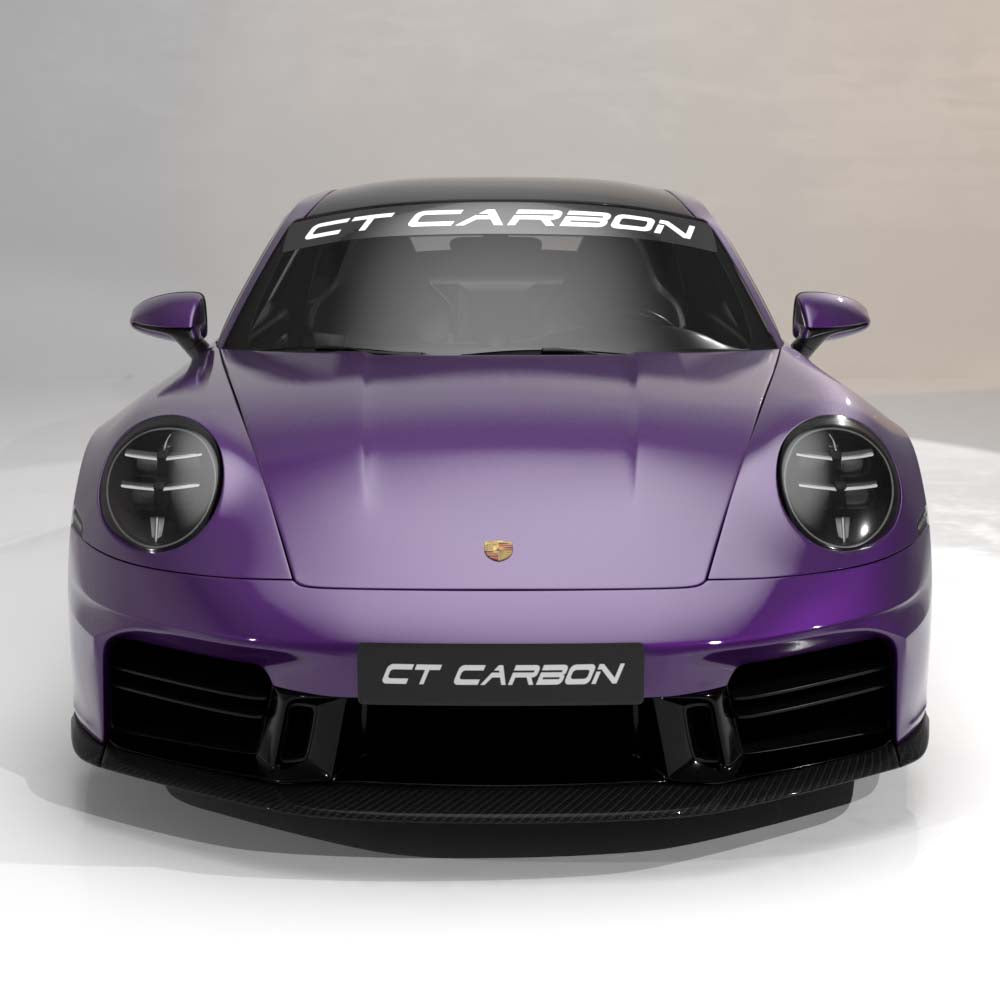 CT CARBON PORSCHE 911 992.2 CARRERA 2024+ CARBON FIBRE SPLITTER - CT DESIGN | HOMOLOGATION IN PROCESS