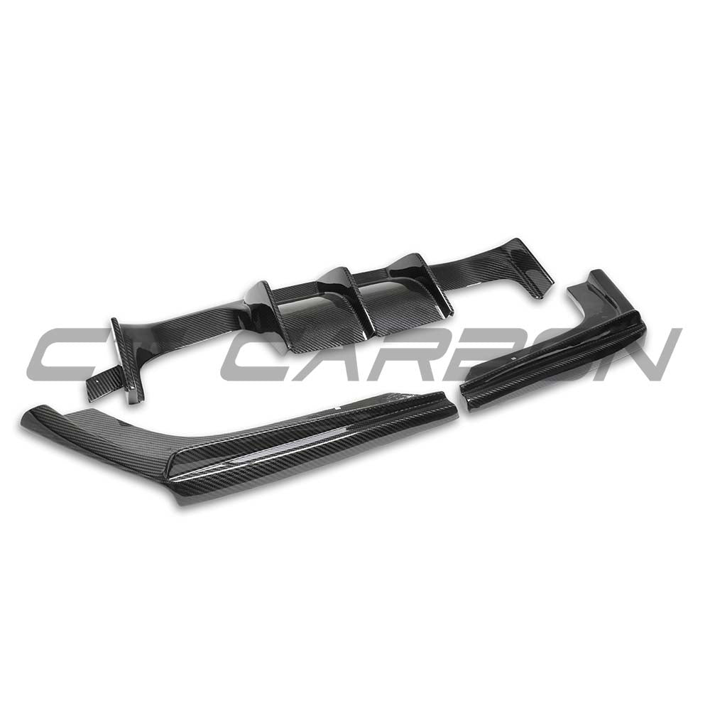 CT CARBON BMW M3/M4 F80/F82/F83 2014-2020 DRY CARBON DIFFUSER - V2 | SWISS HOMOLOGATED