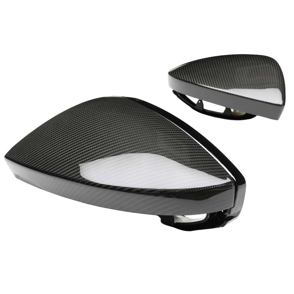 CT CARBON AUDI A6/S6/RS6 C8 2015-2025 DRY CARBON FIBRE MIRRORS - LHD | SWISS HOMOLOGATED