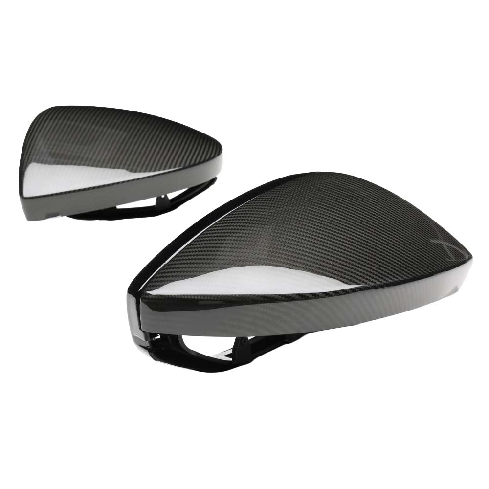 CT CARBON AUDI A6/S6/RS6 C8 2015-2025 CARBON FIBRE MIRRORS WITH LANE ASSIST - LHD | SWISS HOMOLOGATED