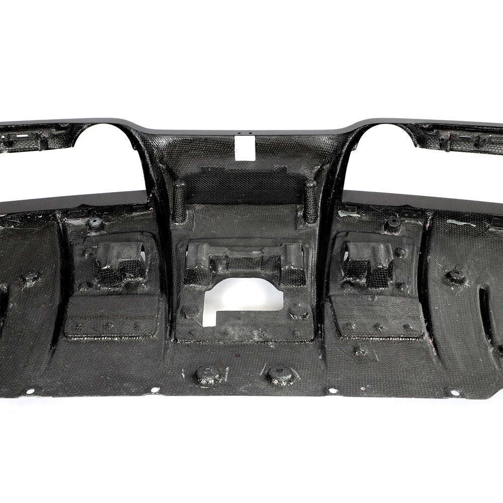 CT CARBON FERRARI F8 2019-2023 CARBON FIBRE DIFFUSER | SWISS HOMOLOGATED