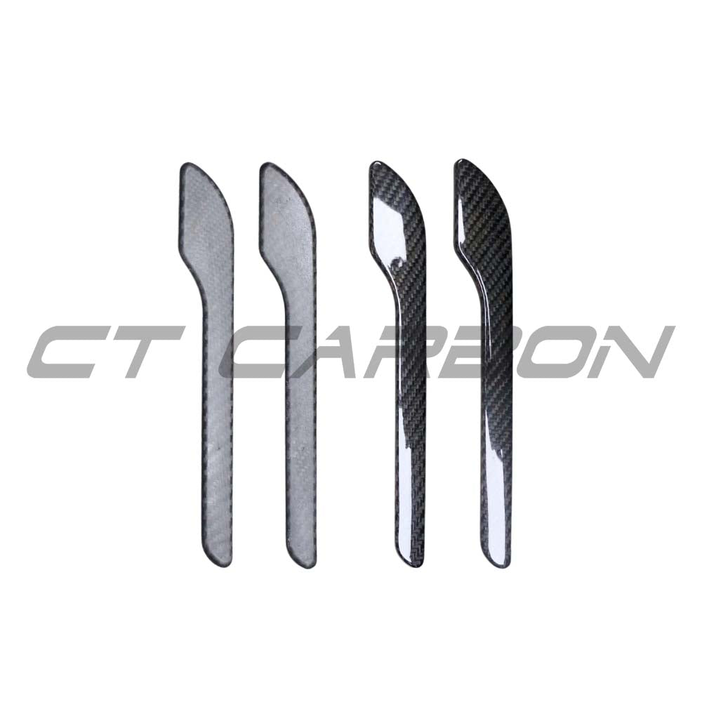 CT CARBON TESLA MODEL Y 2025+ FACELIFT DRY CARBON FIBRE DOOR HANDLE COVER | SWISS HOMOLOGATED