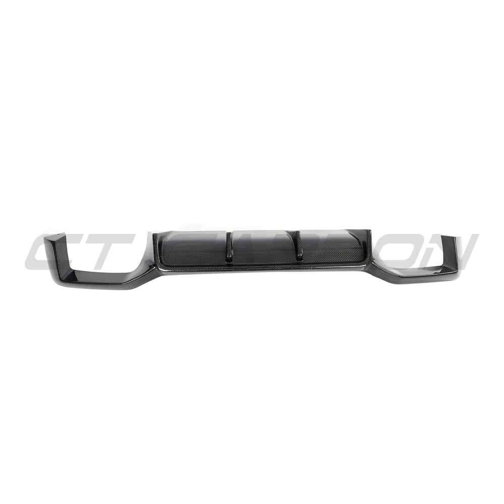 CT CARBON BMW G02 X4 & F98 X4M LCI 2022-2025 CARBON FIBRE DIFFUSER | SWISS HOMOLOGATED