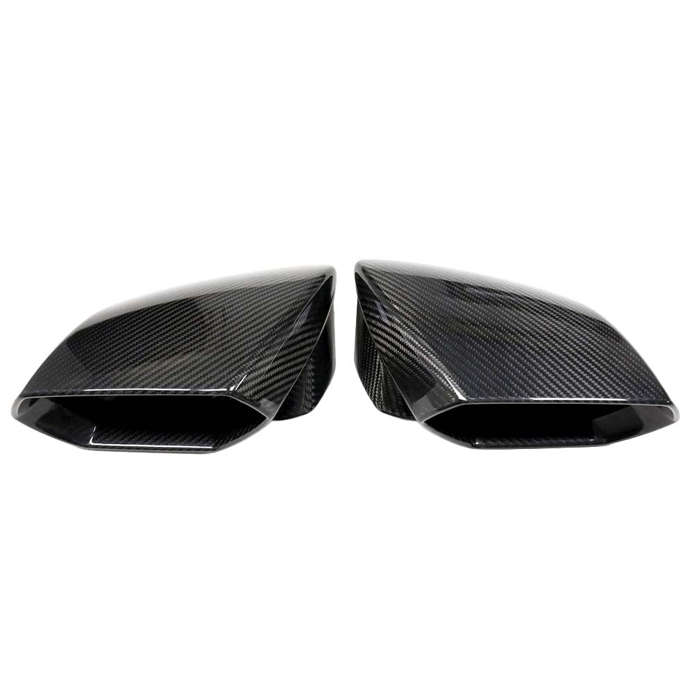 CT CARBON LAMBORGHINI HURACAN 2014-2024 DRY CARBON MIRROR COVER REPLACEMENTS - V1 | SWISS HOMOLOGATED