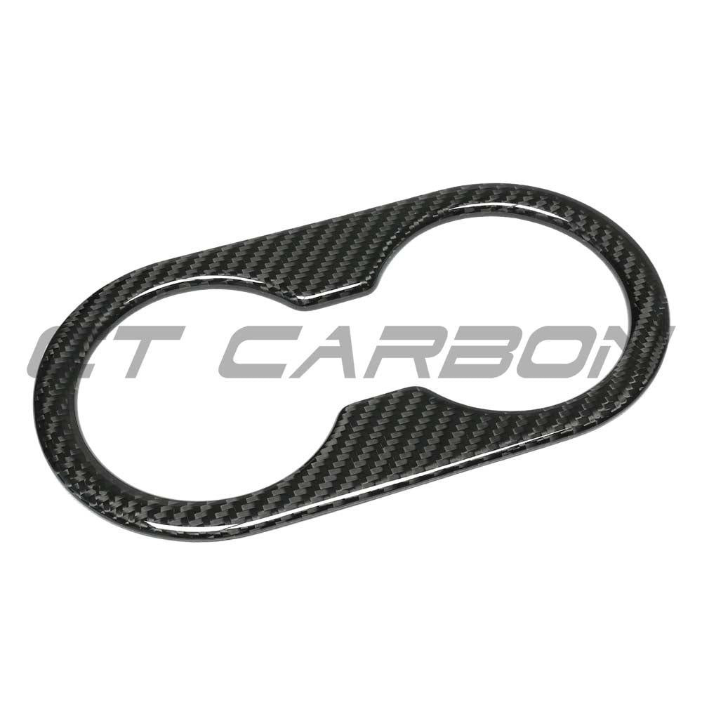 CT CARBON TESLA MODEL Y 2025+ FACELIFT CARBON FIBRE CUP HOLDER COVER | NO HOMOLOGATION