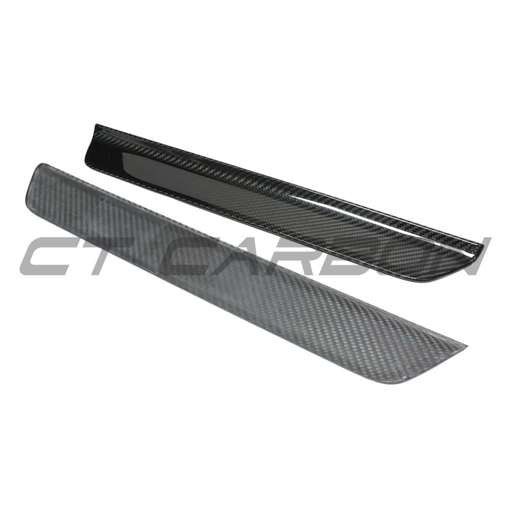 CT CARBON TESLA MODEL Y 2025+ FACELIFT DRY CARBON FIBRE DOOR SILL COVER | NO HOMOLOGATION