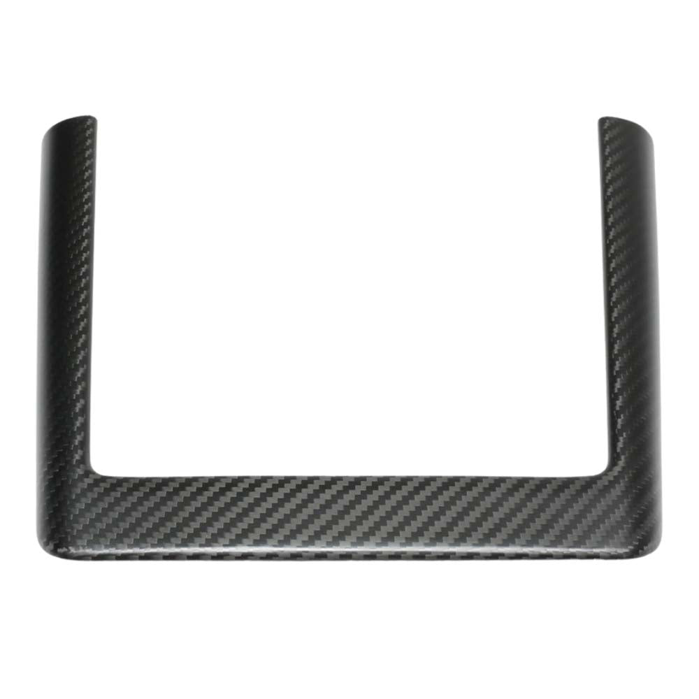 CT CARBON TESLA MODEL Y 2025+ FACELIFT MATTE DRY CARBON WIRELESS CHARGER FRAME COVER - V1 | NO HOMOLOGATION