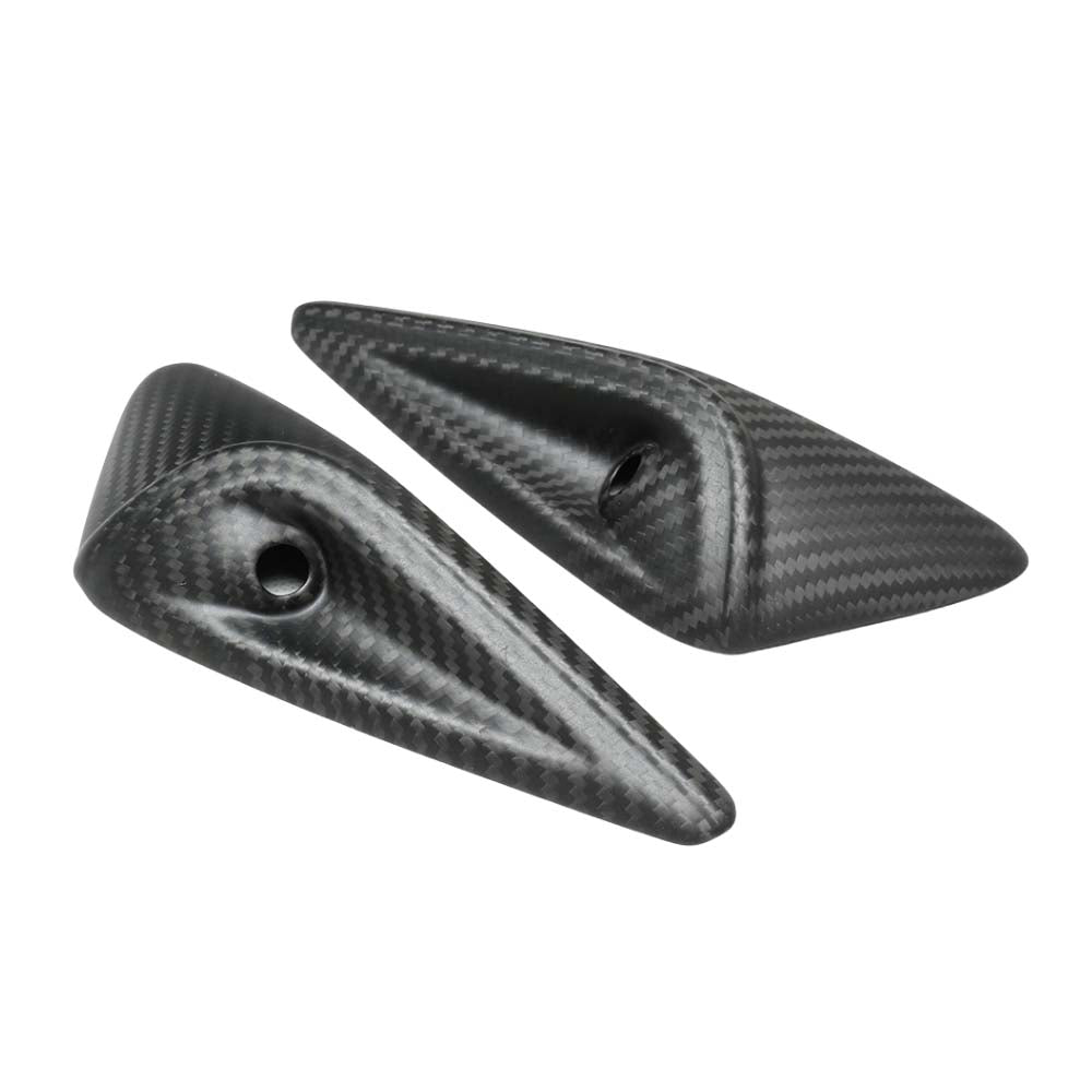 CT CARBON TESLA MODEL Y 2025+ FACELIFT DRY CARBON FIBRE MATTE SIDE CAMERA COVER - V1 | SWISS HOMOLOGATED
