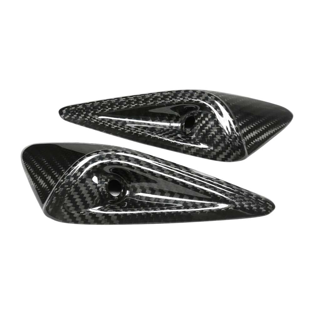 CT CARBON TESLA MODEL Y 2025+ FACELIFT DRY CARBON FIBRE SIDE CAMERA COVER - V1 | SWISS HOMOLOGATED