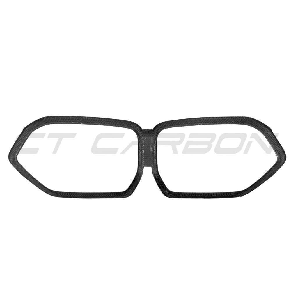 CT CARBON BMW X5M F95 & X6M F96 2023+ LCI OEM STYLE PRE PREG CARBON FIBRE GRILLE FRAME | HOMOLOGATION IN PROCESS