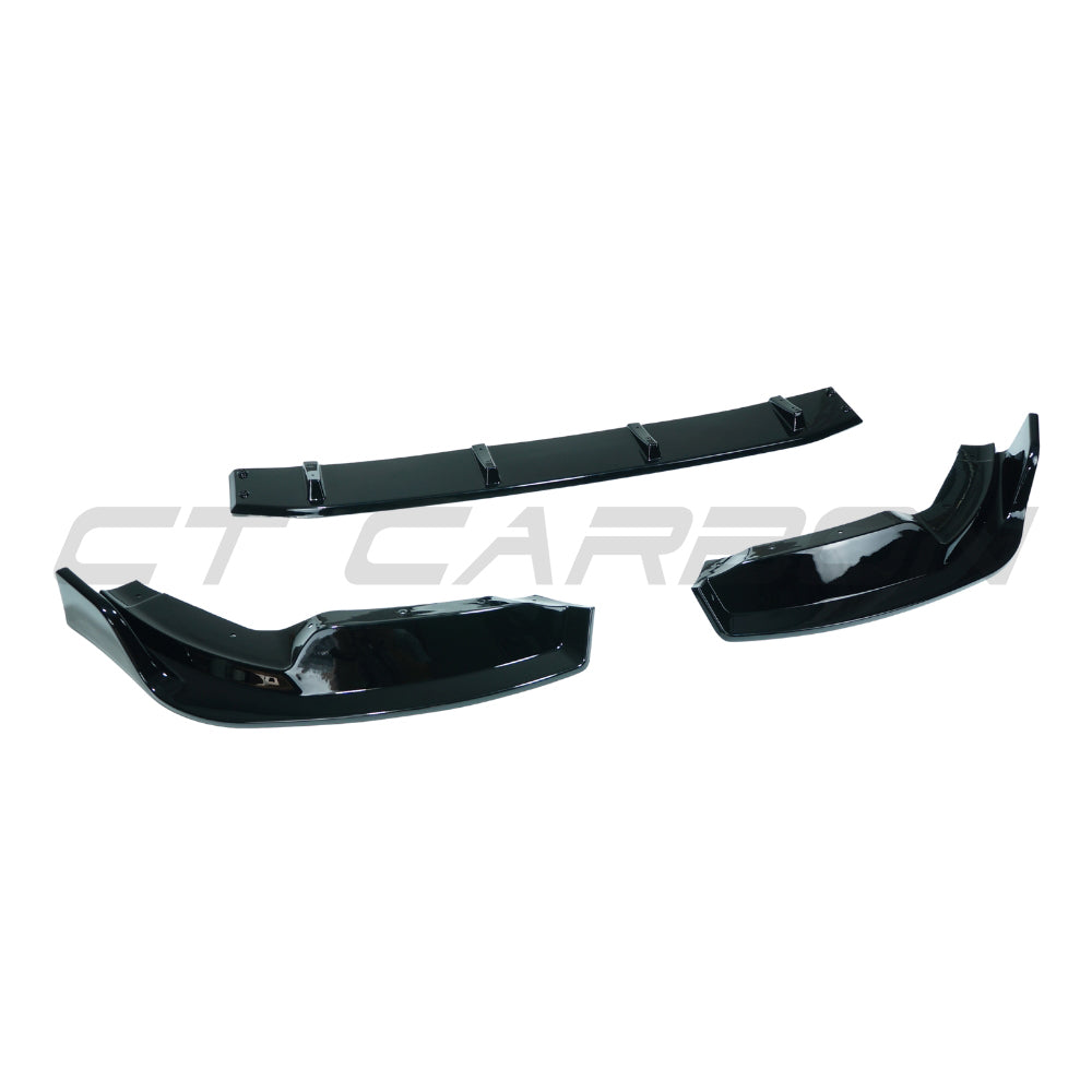 CT CARBON BMW X3M/X4M F97/F98 2017-2021 GLOSS BLACK SPLITTER - V2 | HOMOLOGATION IN PROCESS