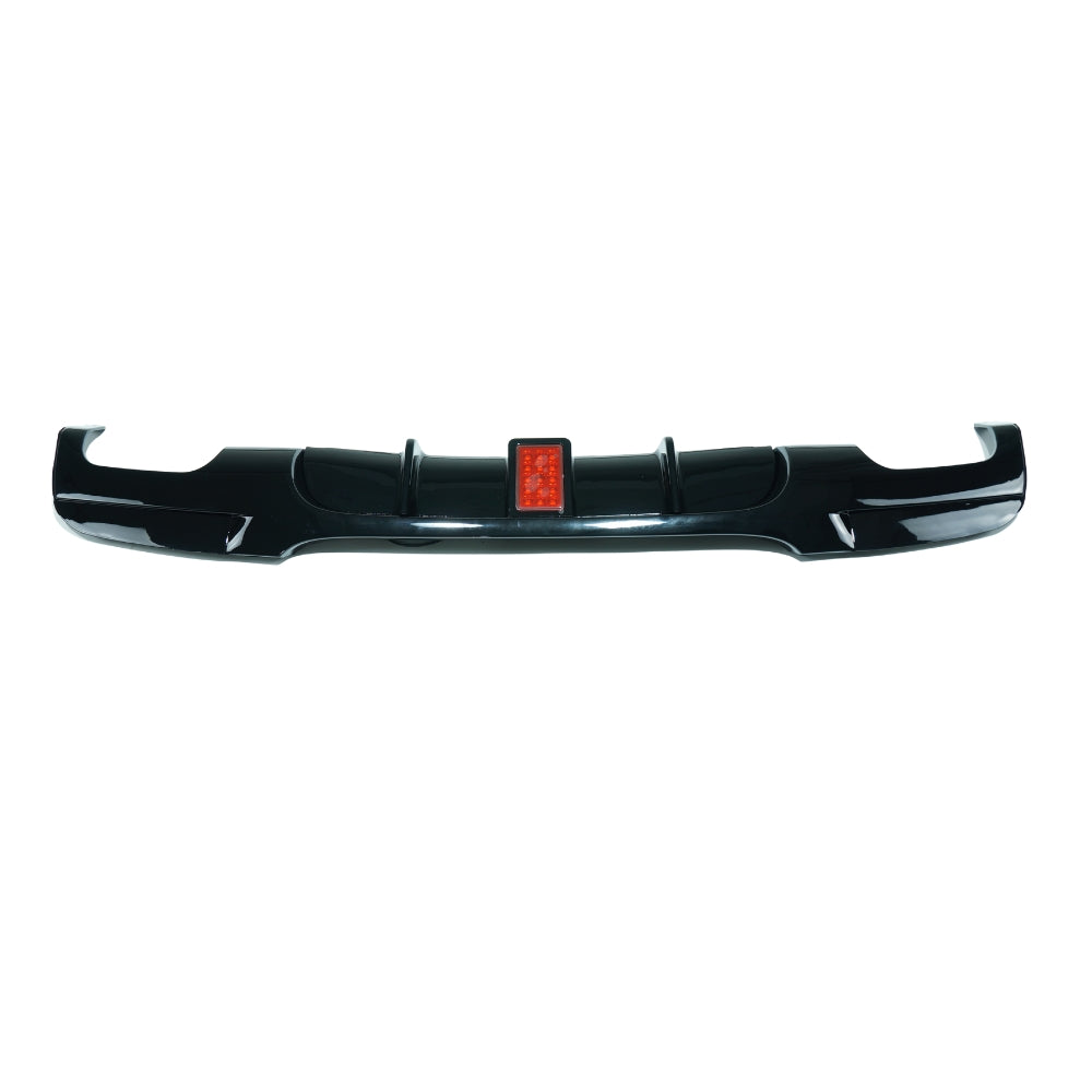 CT CARBON BMW 3 SERIES E90/E91 2005-2011 GLOSS BLACK LED DIFFUSER - QUAD TIP | SWISS HOMOLOGATED