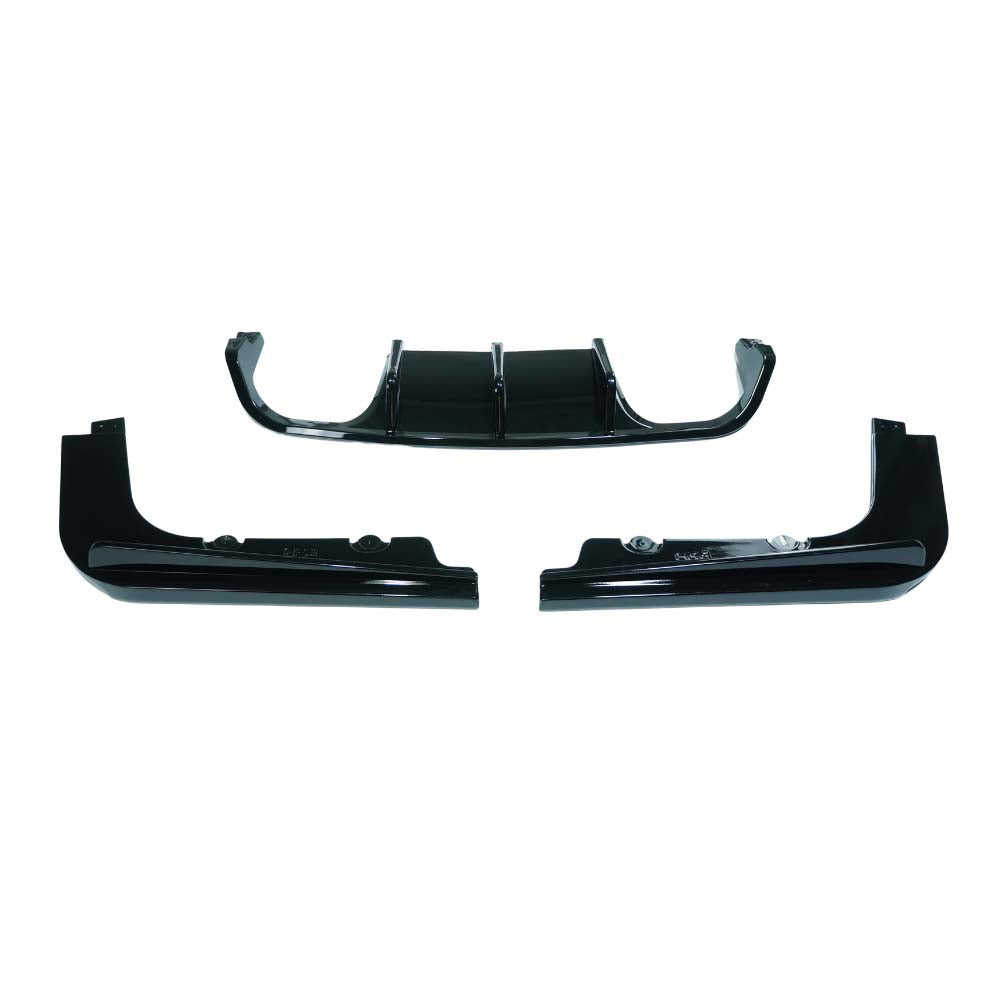 CT CARBON BMW M3 E92 2007-2013 GLOSS BLACK DIFFUSER | SWISS HOMOLOGATED