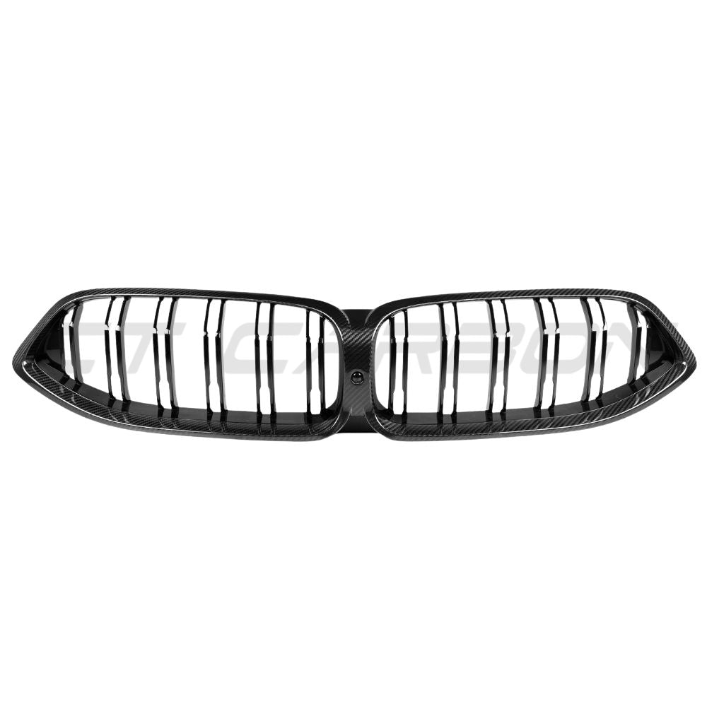 CT CARBON BMW 8 SERIES G14/G15/G16 2018-2023 CARBON FIBRE DOUBLE SLAT GRILLE | HOMOLOGATION IN PROCESS