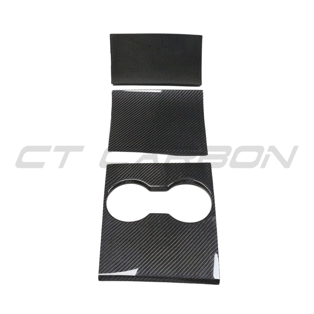CT CARBON TESLA MODEL 3 2017-2023 CARBON FIBRE CENTRE CONSOLE ADD ON | NO HOMOLOGATION