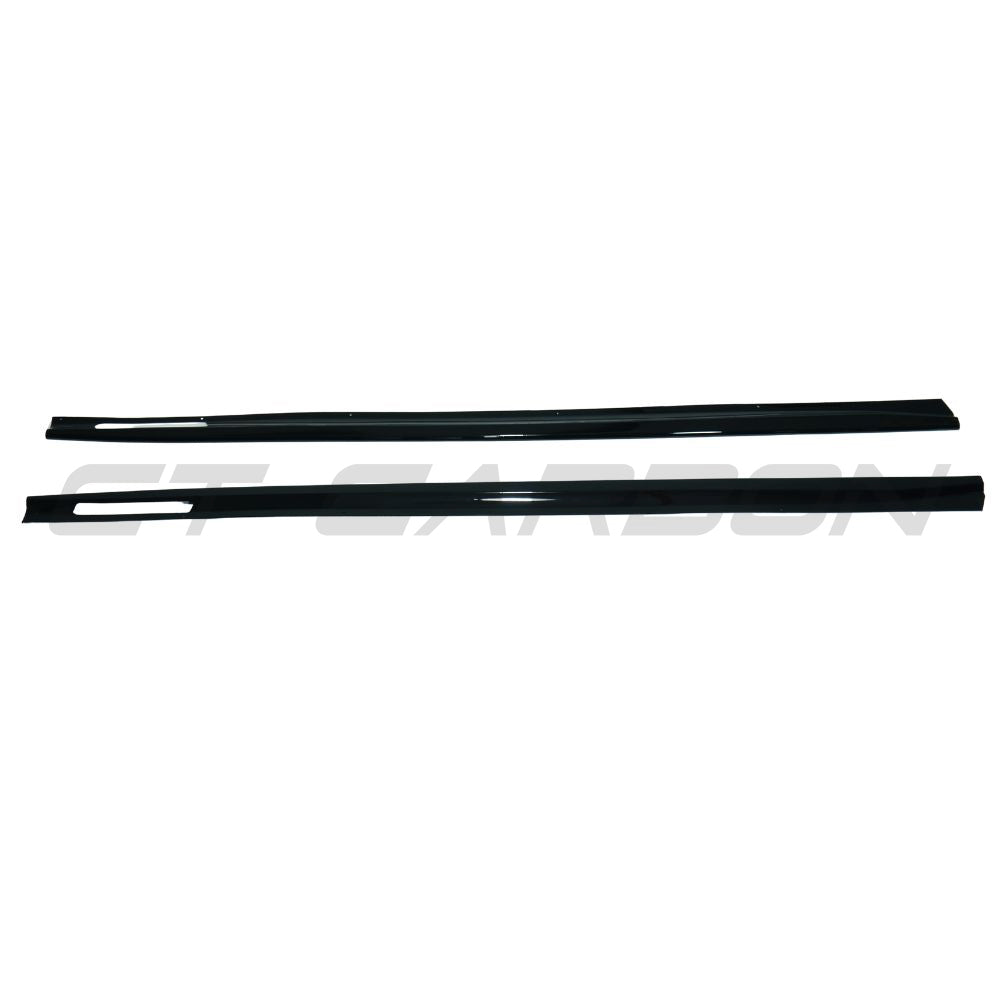 CT CARBON BMW 4 SERIES G22/G23 GLOSS BLACK FULL LENGTH SIDE SKIRTS | SWISS HOMOLOGATED