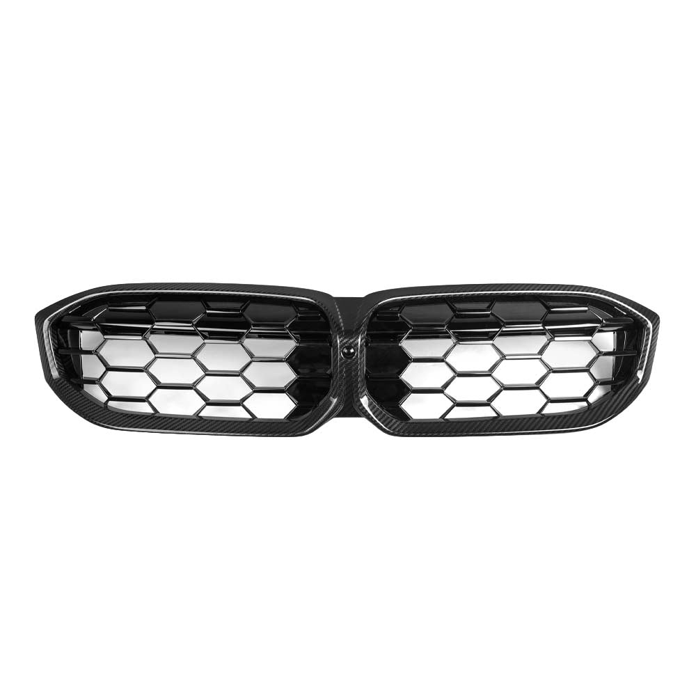 CT CARBON BMW 3 SERIES G20/G21 LCI 2022+ CARBON FIBRE DIAMOND SLAT GRILLE | HOMOLOGATION IN PROCESS