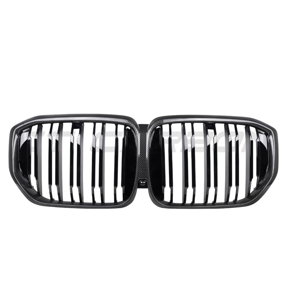 CT CARBON BMW X5 G05 2024+ LCI DOUBLE SLAT PRE-PREG CARBON FIBRE GRILLE | HOMOLOGATION IN PROCESS