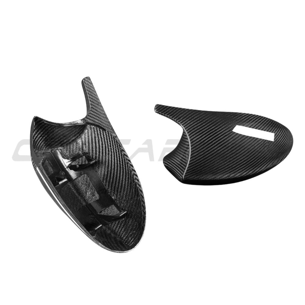 CT CARBON BMW 1 & 3 SERIES E82/E83/E87/E88/E90/E91/E92/E93 2004-2010 PRE-LCI PRE PREG CARBON FIBRE MIRRORS | SWISS HOMOLOGATED