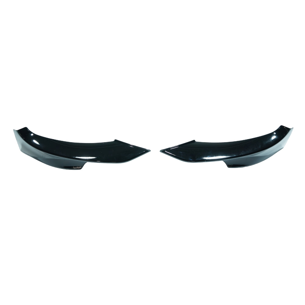 CT CARBON BMW 3 SERIES E92/E93 LCI 2010-2013 GLOSS BLACK SPLITTER CORNERS - V3 | HOMOLOGATION IN PROCESS