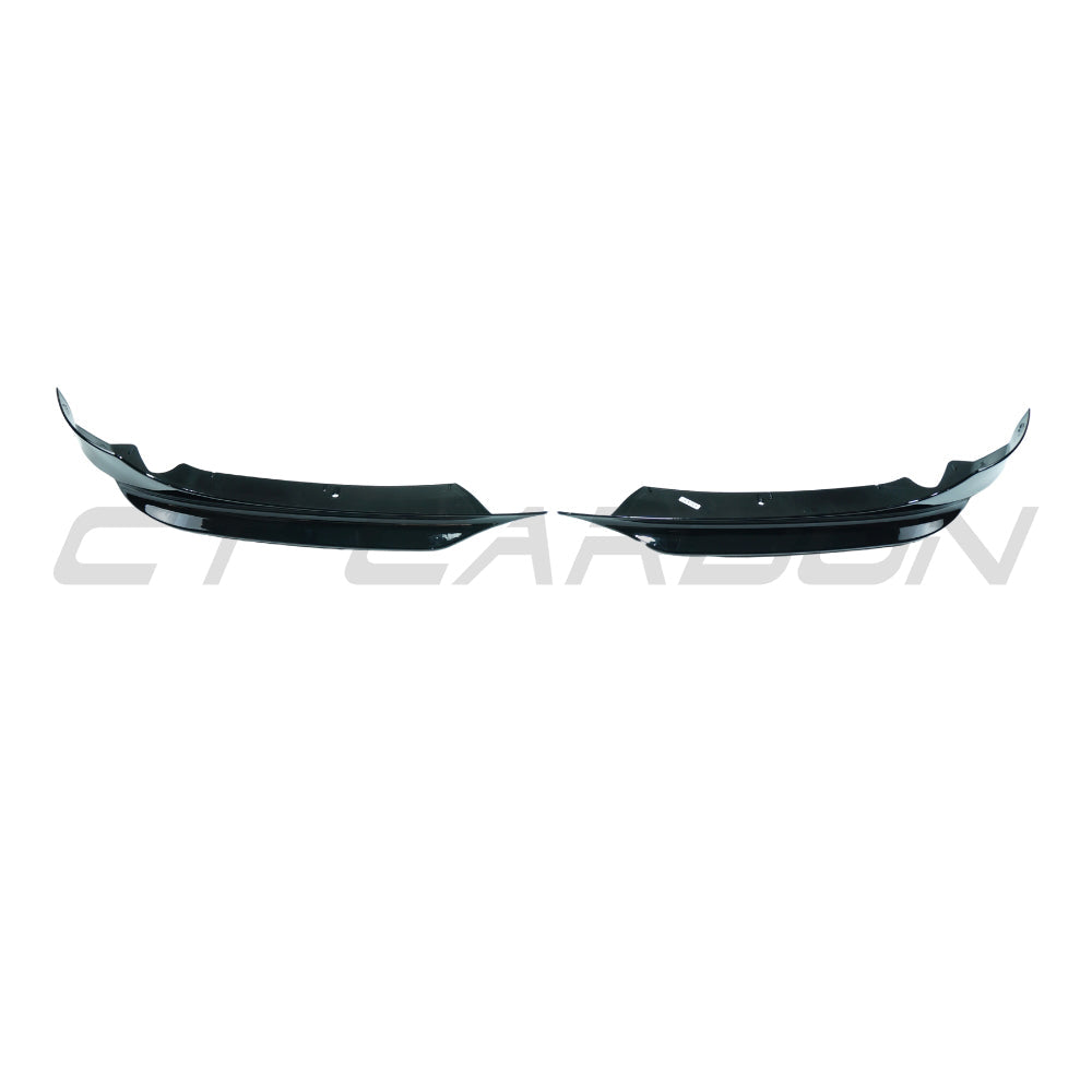 CT CARBON BMW E90/E91 3 SERIES LCI SE 2008-2012 GLOSS BLACK SPLITTER CORNERS - V1 | HOMOLOGATION IN PROCESS