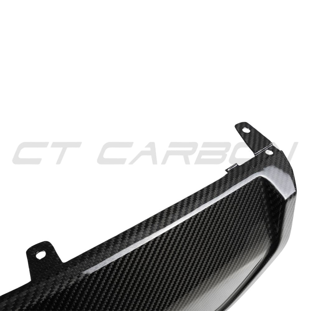 CT CARBON BMW 3 SERIES G20/G21 2022+ LCI CARBON FIBRE DIFFUSER - ROUND TIPS - V1 | SWISS HOMOLOGATED