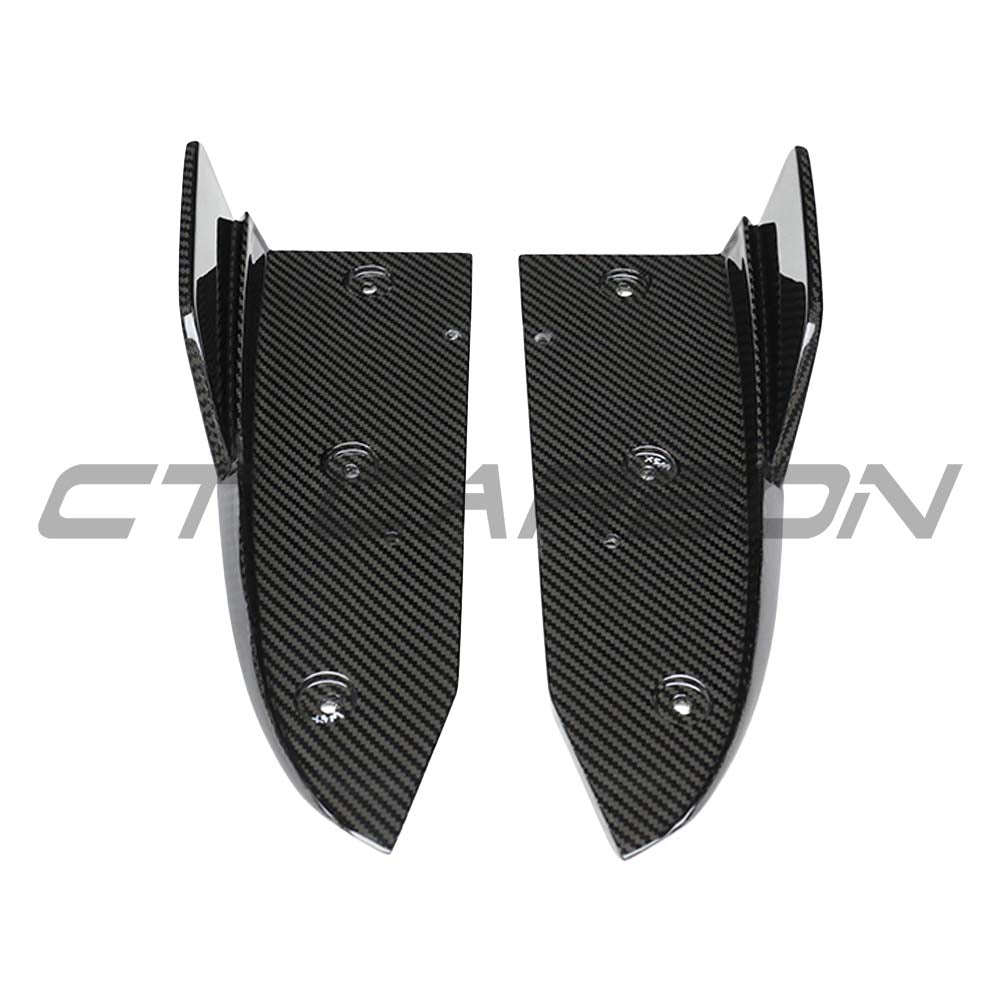 CT CARBON BMW F95 X5M PRE-LCI 2020-2023 CARBON FIBRE REAR BUMPER CORNERS | SWISS HOMOLOGATED