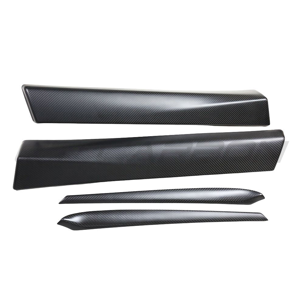 CT CARBON TESLA MODEL 3 2017-2023 MATTE CARBON FIBRE INTERIOR DOOR PANEL TRIM ADD ON | NO HOMOLOGATION