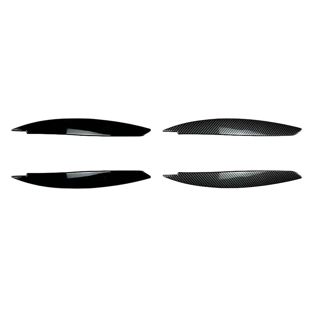 CT CARBON BMW 1 SERIES (E81/E82/E87/E88) 2004-2013 GLOSS BLACK EYEBROWS | HOMOLOGATION IN PROCESS