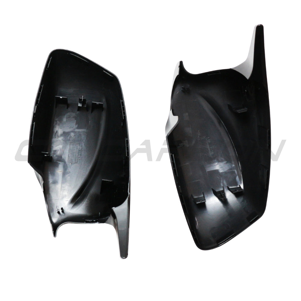 CT CARBON BMW 5 SERIES F10/F11 2011-2013 GLOSS BLACK MIRRORS | SWISS HOMOLOGATED