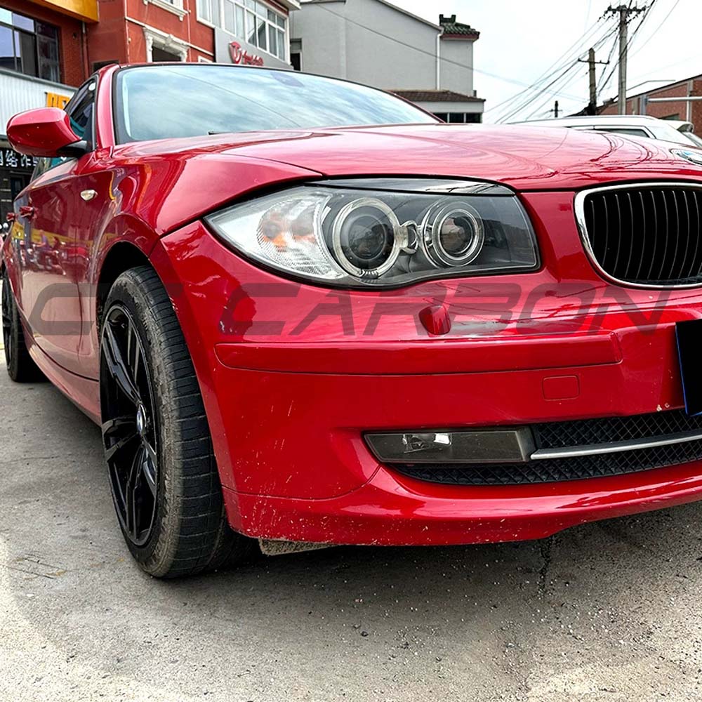 CT CARBON BMW 1 SERIES (E81/E82/E87/E88) 2004-2013 GLOSS BLACK EYEBROWS | HOMOLOGATION IN PROCESS