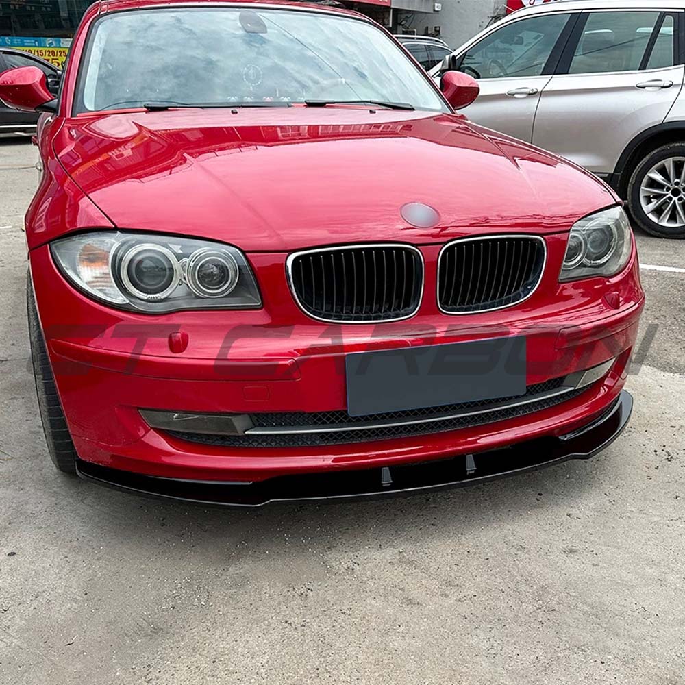 CT CARBON BMW 1 SERIES (E81/E82/E87/E88) 2004-2013 GLOSS BLACK SPLITTER | HOMOLOGATION IN PROCESS