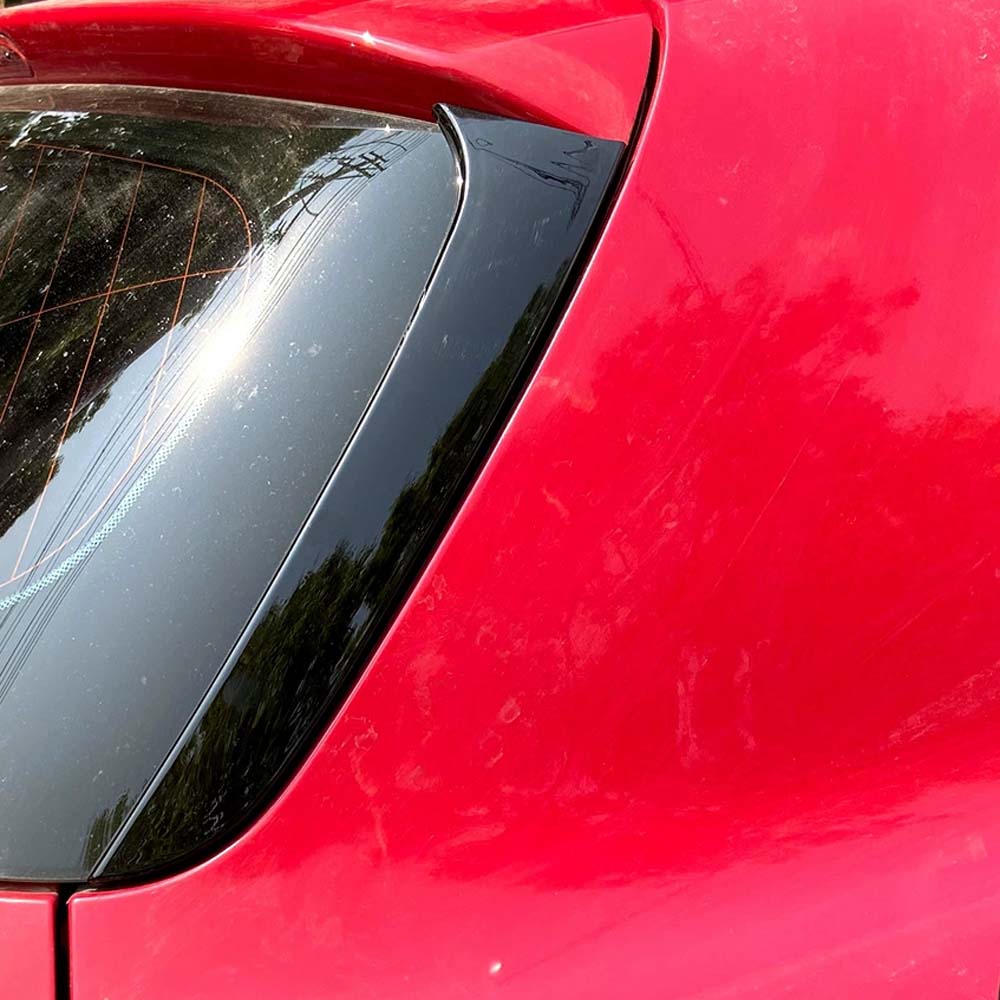 CT CARBON BMW F20 1 SERIES 2012-2019 GLOSS BLACK REAR WINDOW TRIMS | SWISS HOMOLOGATED