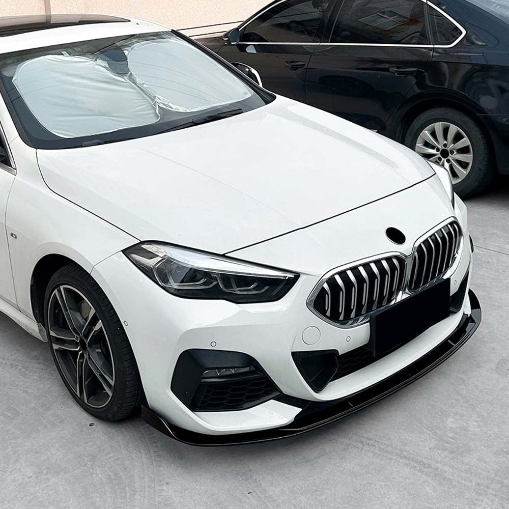 CT CARBON BMW F40 1 SERIES & F44 2 SERIES 2019-2024 GLOSS BLACK SPLITTER - V5 | HOMOLOGATION IN PROCESS