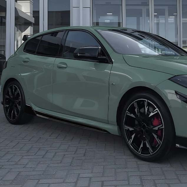 CT CARBON BMW F40/F70 1 SERIES & F44/F74 2 SERIES 2019+ GLOSS BLACK SIDE SKIRTS | SWISS HOMOLOGATED