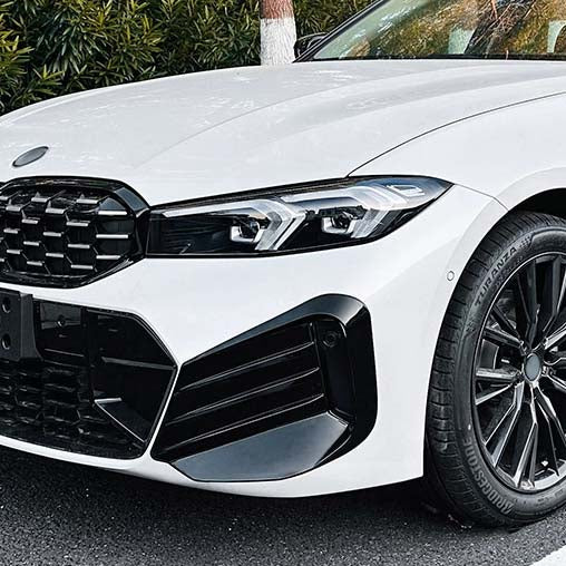 CT CARBON BMW G20/G21 3 SERIES LCI 2022+ GLOSS BLACK FRONT BUMPER TRIMS | HOMOLOGATION IN PROCESS