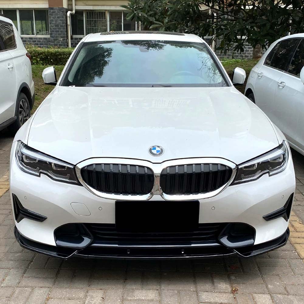 CT CARBON BMW G20/G21 3 SERIES PRE-LCI 2018-2022 GLOSS BLACK SPLITTER | HOMOLOGATION IN PROCESS